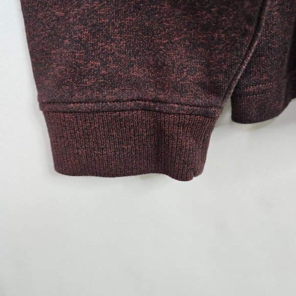 Men's VAN HEUSEN Flex Quarter Zip Long Sleeve Sweater Shirt MAROON RED size XXL - Picture 6 of 7
